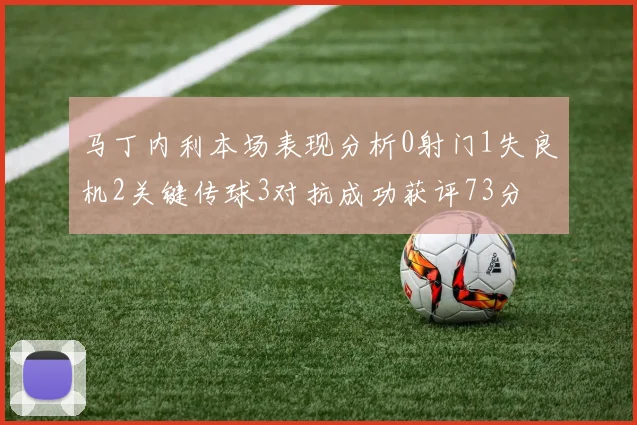 马丁内利本场表现分析0射门1失良机2关键传球3对抗成功获评73分